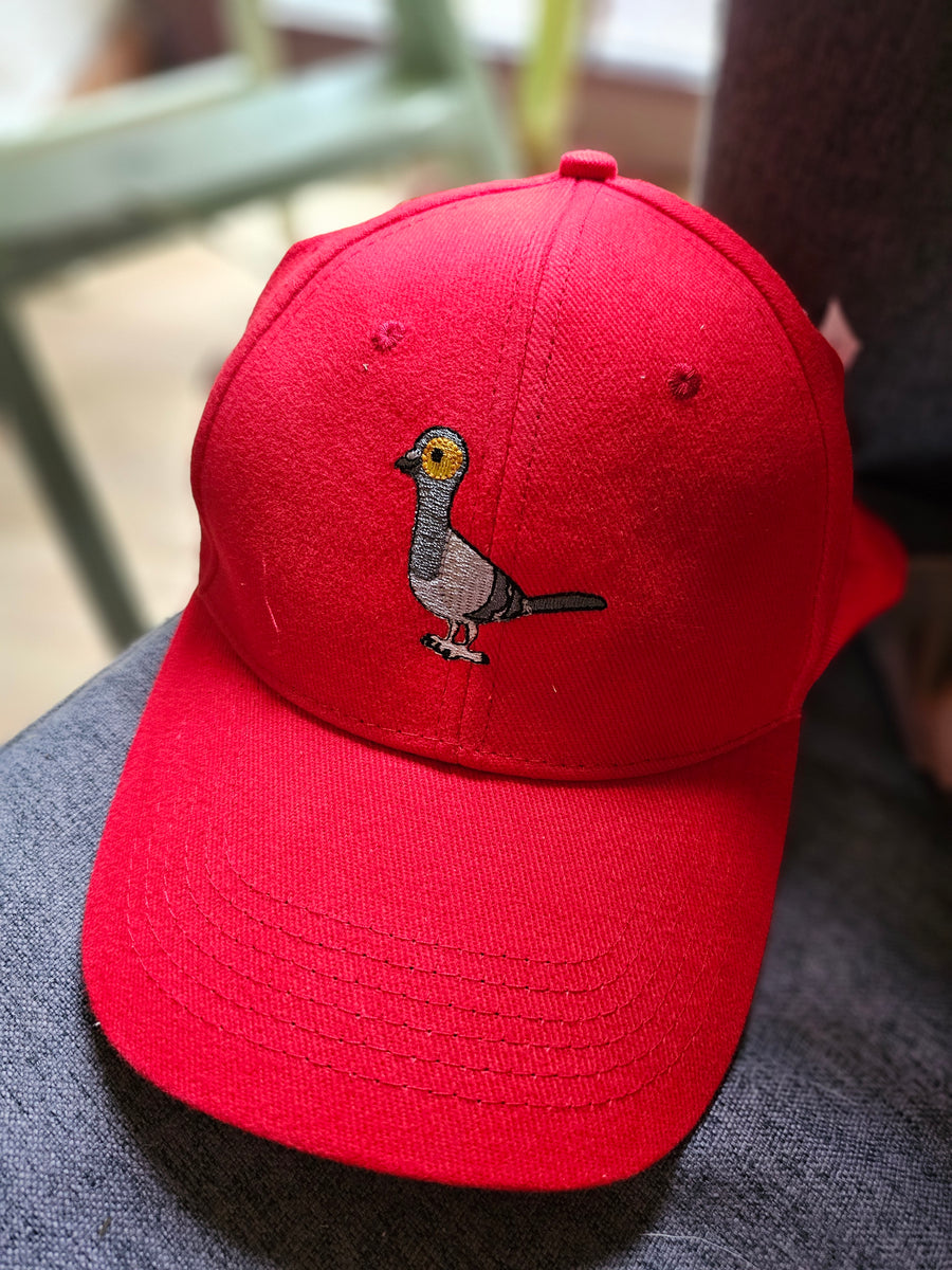 Pigeon Embroidered Baseball Cap – Little Green Pigeon