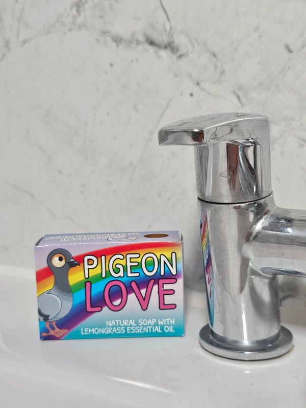 Pigeon LOVE Soap! EXCLUSIVE to Little Green Pigeon