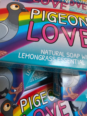 Pigeon LOVE Soap! EXCLUSIVE to Little Green Pigeon