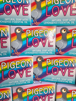 Pigeon LOVE Soap! EXCLUSIVE to Little Green Pigeon