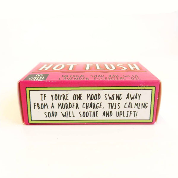 Go La La - Hot Flush Soap Lavender Funny Gift