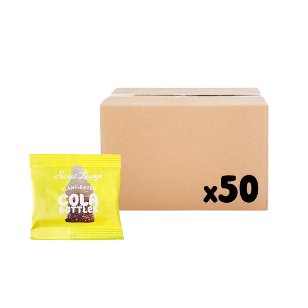 Sweet Lounge - 50x Vegan Fizzy Cola Bottles (Plastic-free) 25g