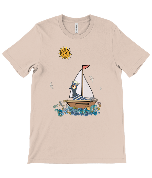 Sailor Pige Canvas Unisex Crew Neck T-Shirt (2024)