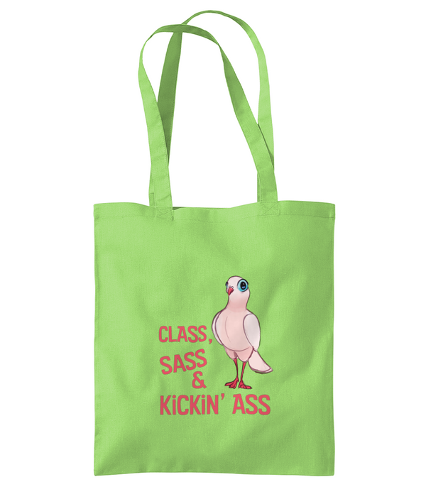 Westford Mill Promo Shoulder Tote Bag Class sass kickin ass tee