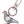 Load image into Gallery viewer, Tatty Devine - Pigeon Keyring

