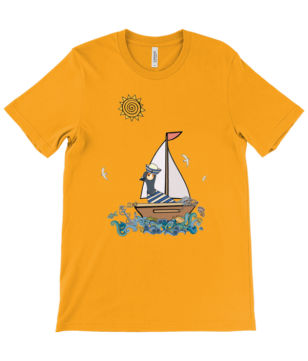 Sailor Pige Canvas Unisex Crew Neck T-Shirt (2024)