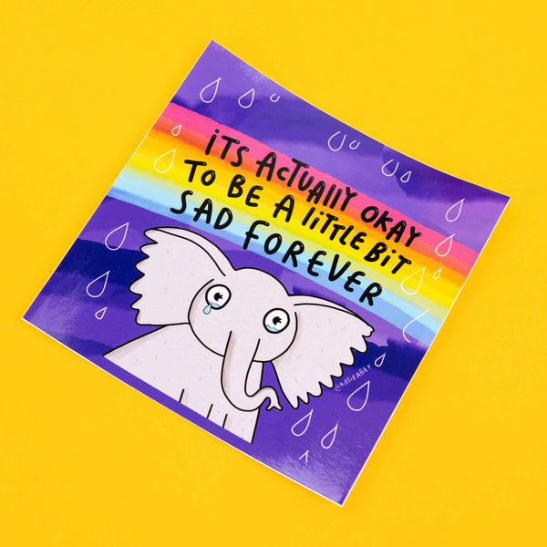 Katie Abey - It's Okay To Be Sad Vinyl Stickers