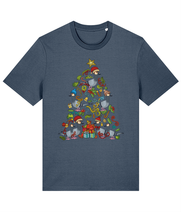 Christmas Tree Pigeon - ethical Premium adults T-shirt (Stanley / Stella)
