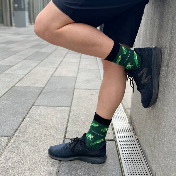 Bare Kind Socks - Tree Frog Socks | Bamboo Socks | Green Socks | Jungle Socks