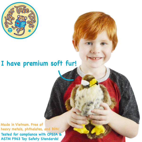 VIAHART Toy Co. - Percival The Peregrine Falcon | 9 Inch Stuffed Animal Plush