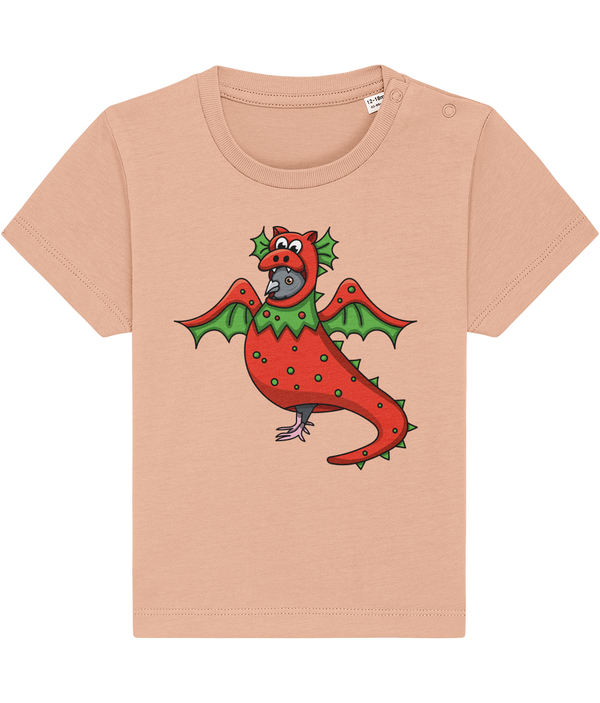 Baby T-shirt - Emlyn the Dragon Pigeon