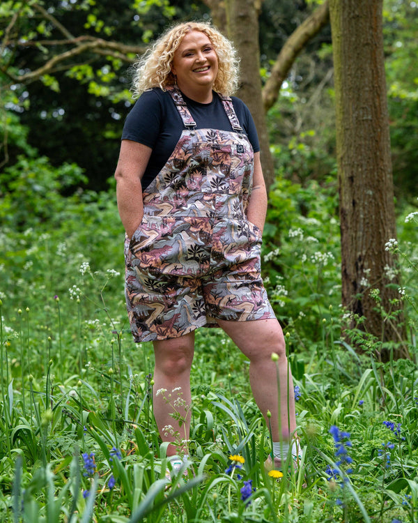 Rebel Romance - Rebel Romance Dinoverse Dungaree Shorts