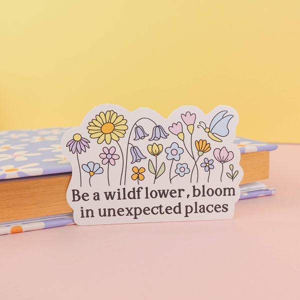 Sunshine Lane - Be a Wildflower Sticker
