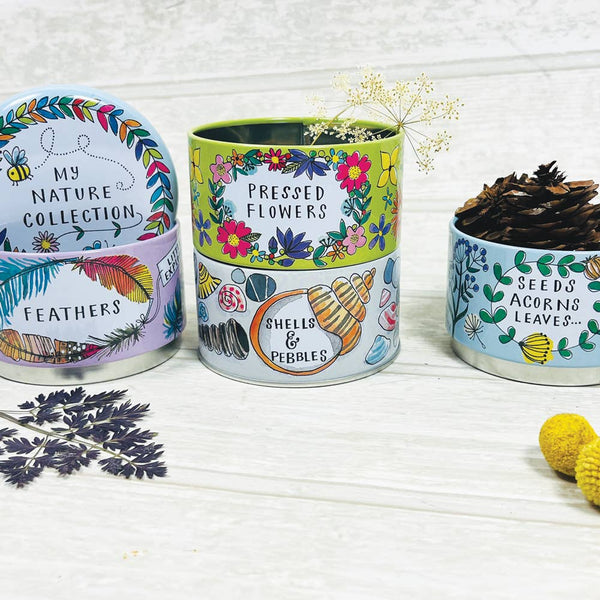 Rachel Ellen Designs - Stacking Tins - My Nature Collection