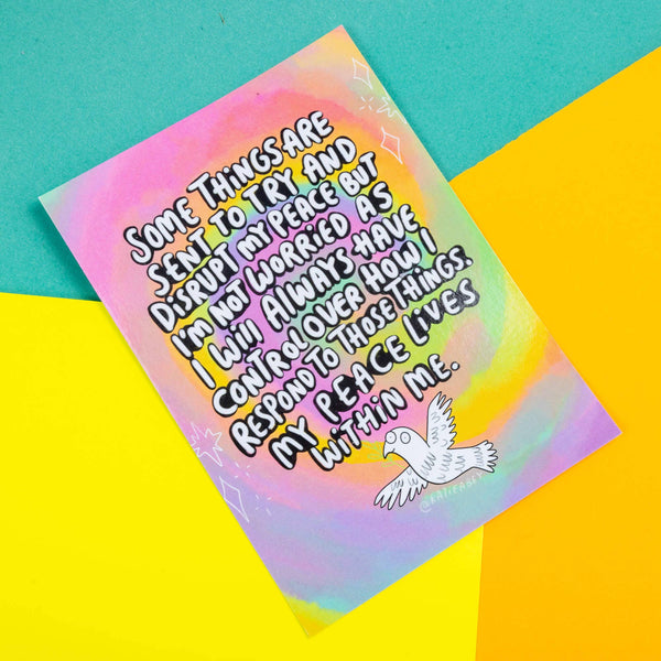 Katie Abey - Peace Dove A6 Postcard