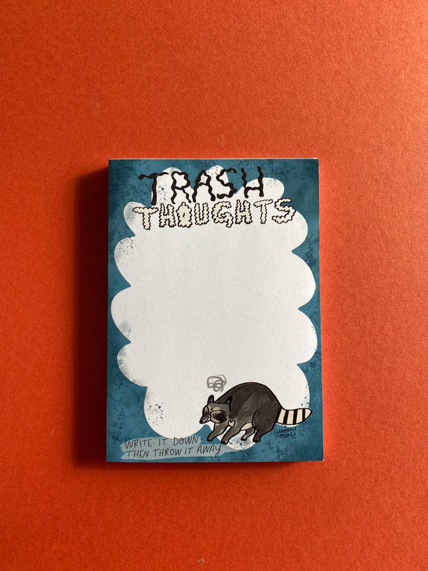 Fernandes Makes - Trash Thoughts Raccoon A6 Jotter / Notepad / Pad