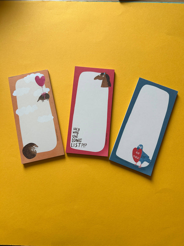 Fernandes Makes - Go You! / Pigeon - DL size / Notepad / Pad