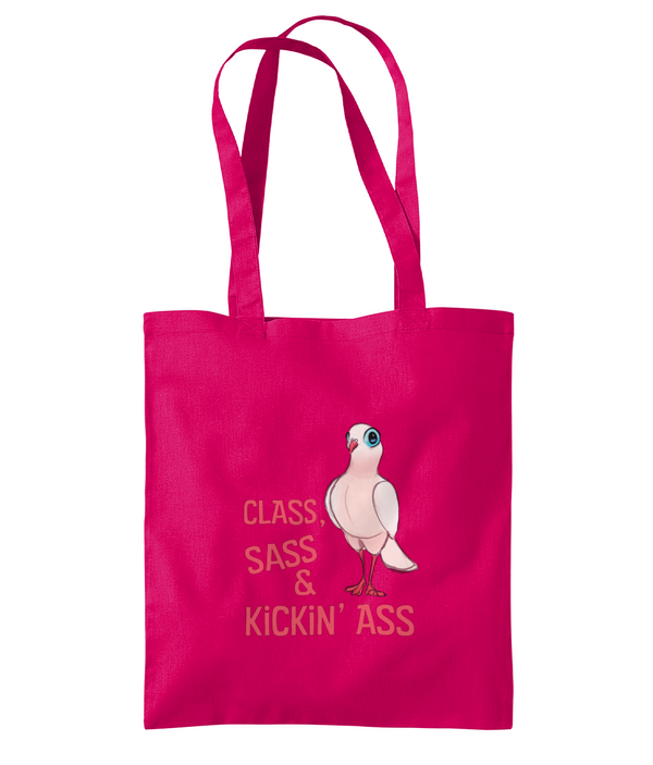 Westford Mill Promo Shoulder Tote Bag Class sass kickin ass tee