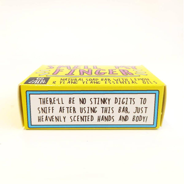 Go La La - Smell My Finger Soap Lemon & Ylang Ylang Funny Gift