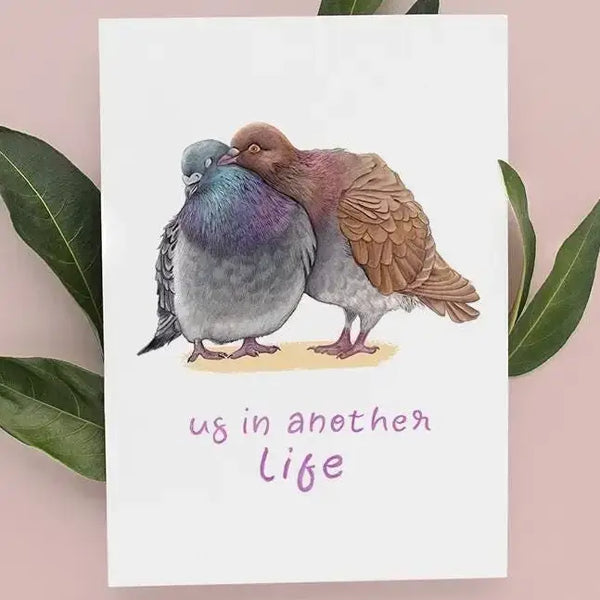 Beth Goodwin Designs - Romantic Pigeon Card | Bird Anniversary Card | Wedding Card