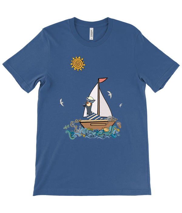 Sailor Pige Canvas Unisex Crew Neck T-Shirt (2024)