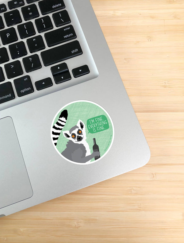 Modern Printed Matter - Everything Is Fine Sticker