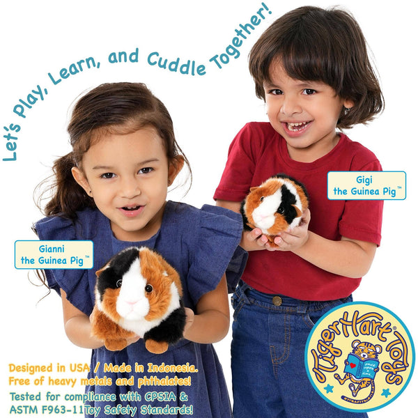 VIAHART Toy Co. - Gianni The Guinea Pig - 9 Inch Stuffed Animal Plush - by TigerHart Toys