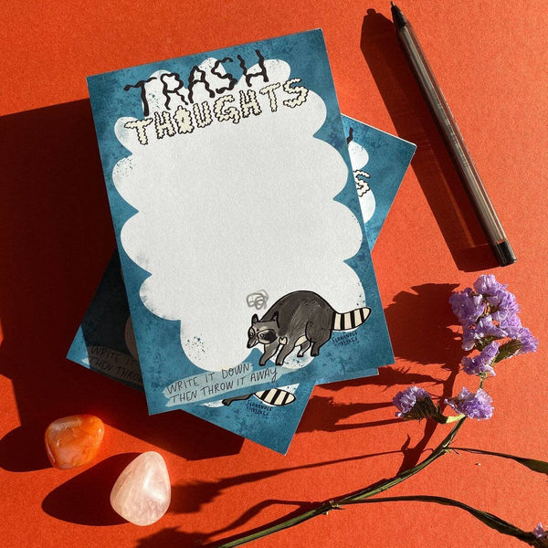 Fernandes Makes - Trash Thoughts Raccoon Notepad