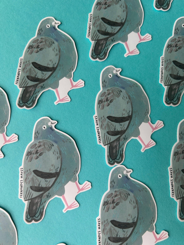 Fernandes Makes - Pippin The Pigeon Vinyl Sticker