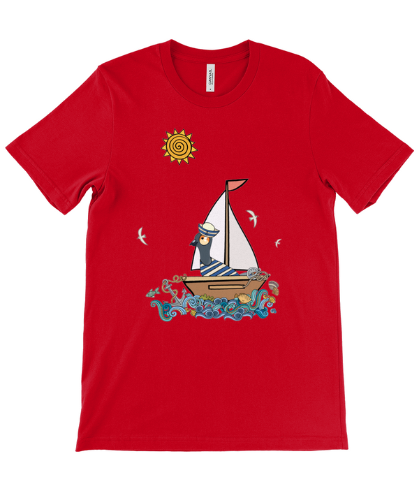 Sailor Pige Canvas Unisex Crew Neck T-Shirt (2024)