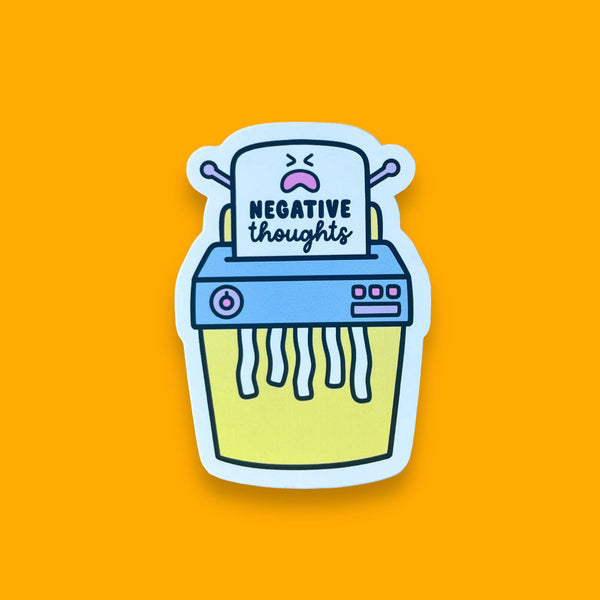 Sunshine Lane - Shred Your Negative Thoughts Sticker