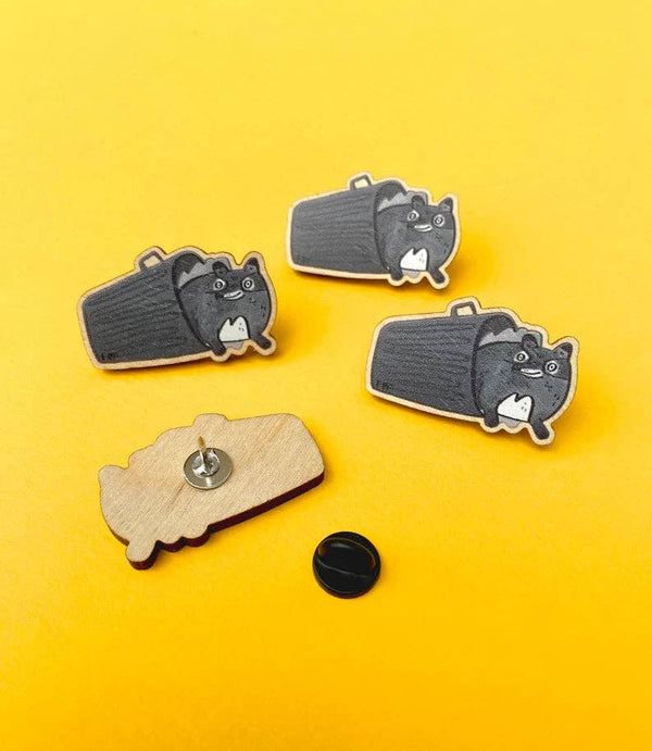Fernandes Makes - Raccoon Wooden Pin