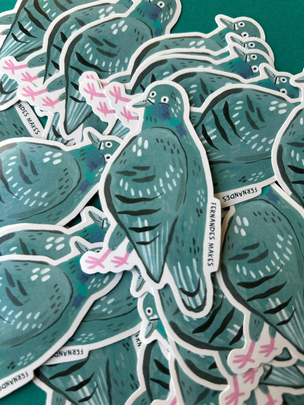 Fernandes Makes - Pigeon Vinyl Stickers (Vol. 2 / 12 New Pigeons)