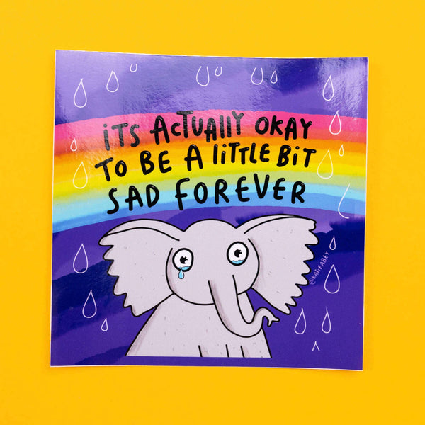 Katie Abey - It's Okay To Be Sad Vinyl Stickers