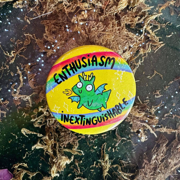 Katie Abey - Enthusiasm Inextinguishable Dragon Badges