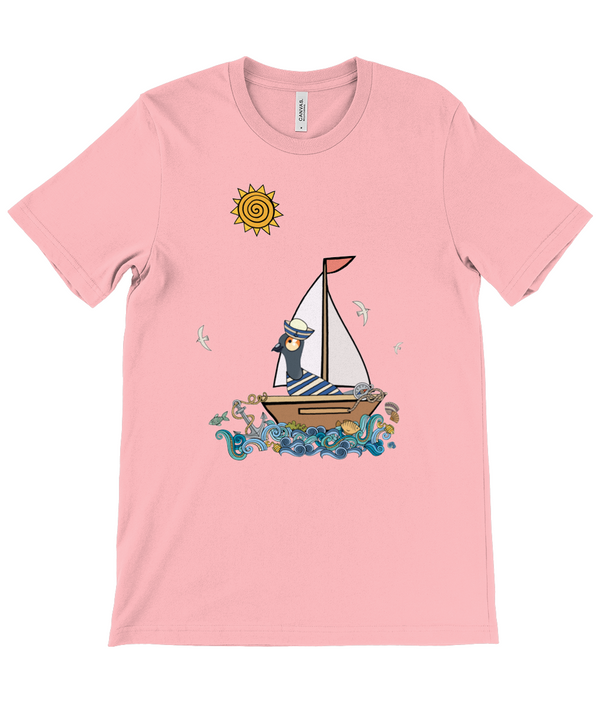 Sailor Pige Canvas Unisex Crew Neck T-Shirt (2024)