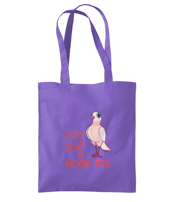 Westford Mill Promo Shoulder Tote Bag Class sass kickin ass tee