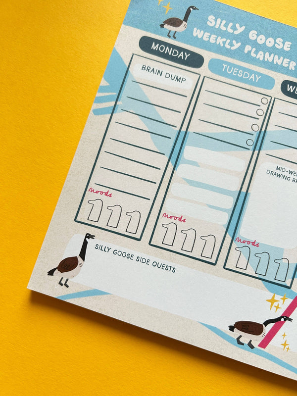 Fernandes Makes - Silly goose A4 Desk Pad