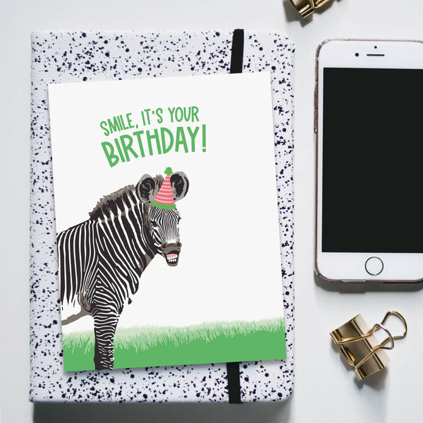 Modern Printed Matter - Smile It's Your Birthday Card