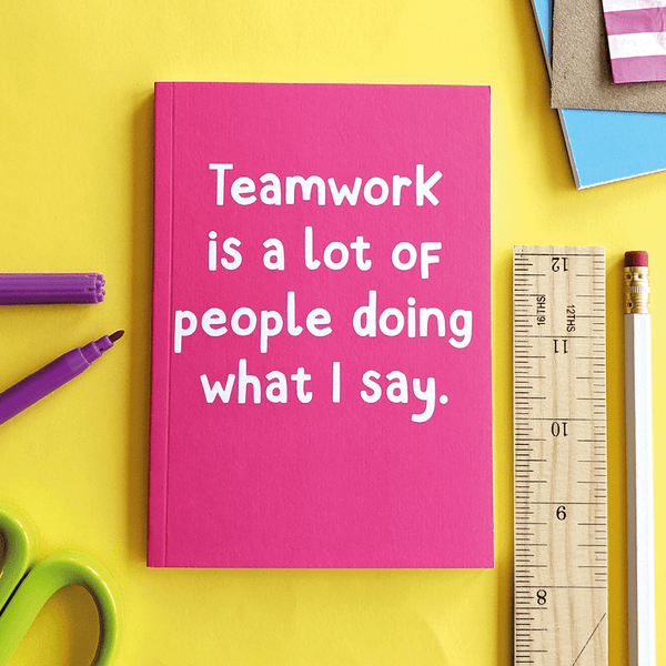 Whale & Bird - Teamwork A6 Notebook | Stationery | Journals
