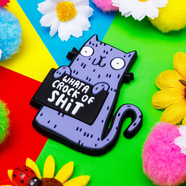 Katie Abey - What A Crock Of Sh*t Sweary Cat Magnets