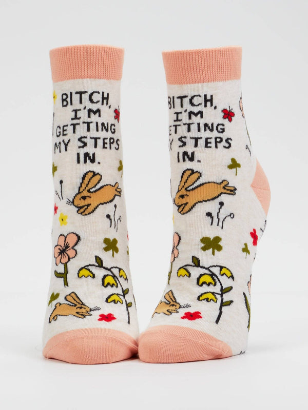 Incognito - Bitch, I'm Getting My Steps In Women's Ankle Socks