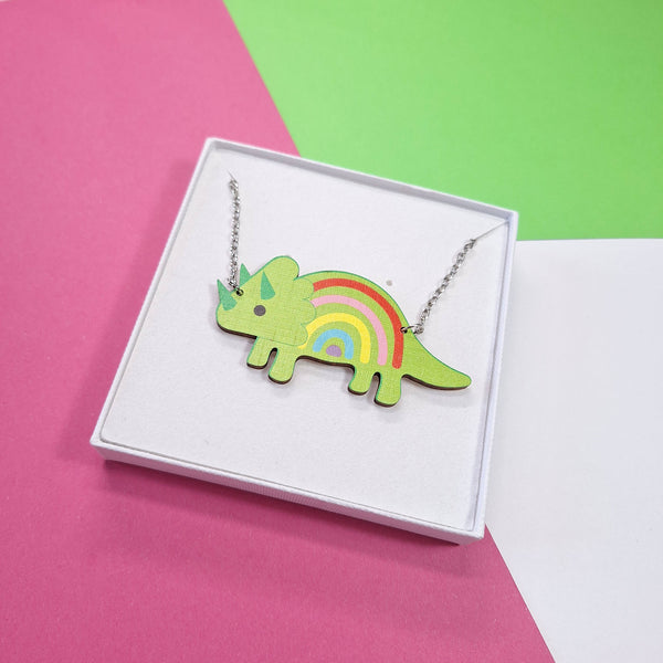 Prickle People - Dinosaur Necklace, Dinosaur Gift, Prickle People