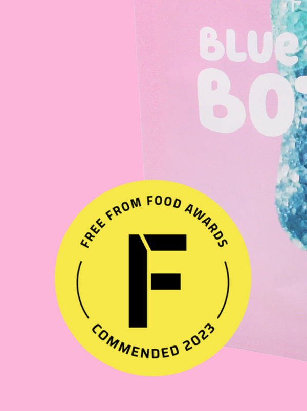 Sweet Lounge - Vegan Fizzy Blue Raspberry Bottles (Plastic-free) 65g