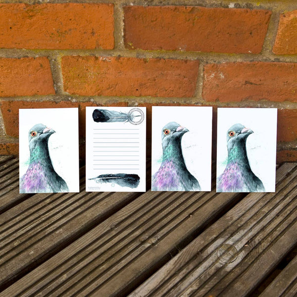 Kate Moby - Inky Pigeon Post Luxury Postcards