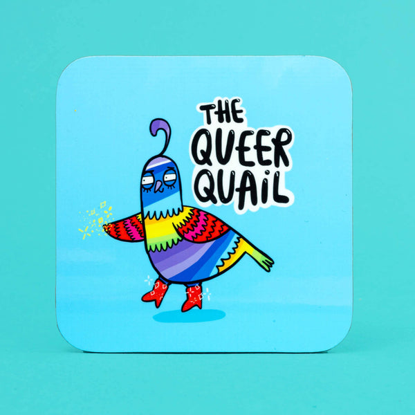 Katie Abey - Queer Quail Coasters
