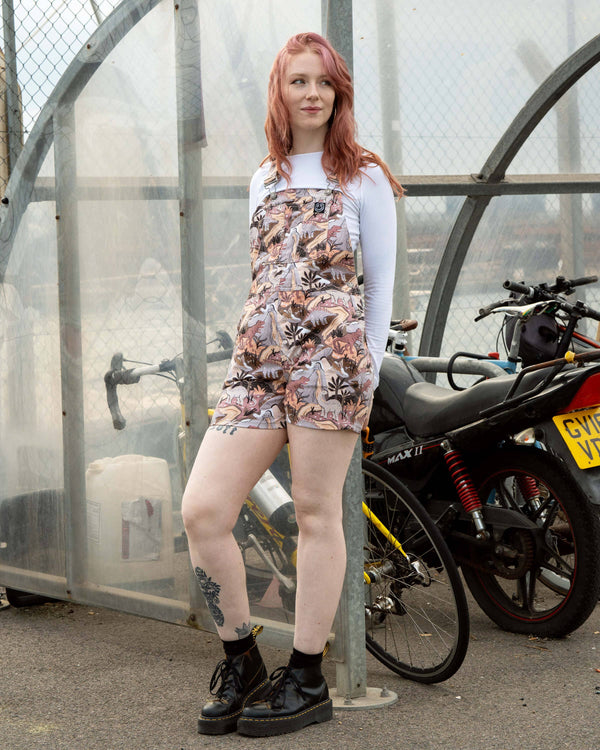 Rebel Romance - Rebel Romance Dinoverse Dungaree Shorts