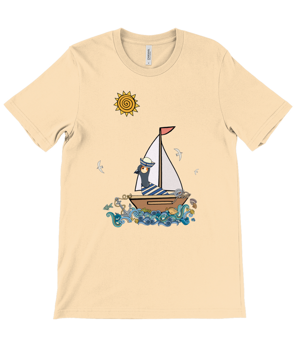 Sailor Pige Canvas Unisex Crew Neck T-Shirt (2024)