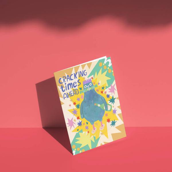 Fernandes Makes - Cracking Times Ahead Festive greetings card