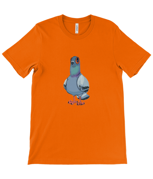 Ellen S Artwork Pigeon Unisex Budget T-shirt